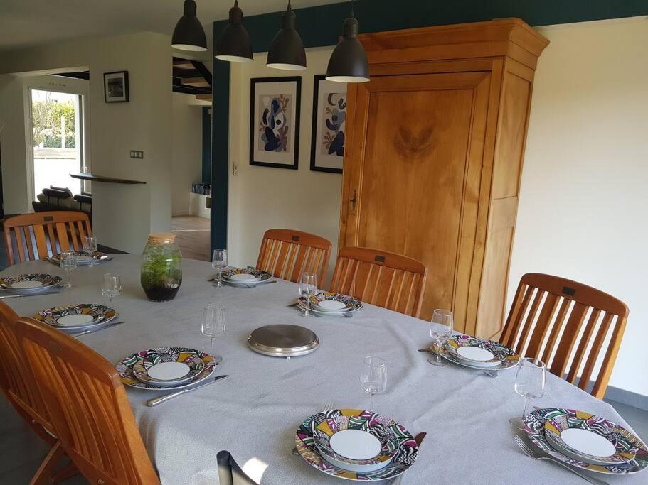 9 Pers 160 M² +Jardin- 10Mn Nantes -30Mn Mer Bouguenais Exteriör bild